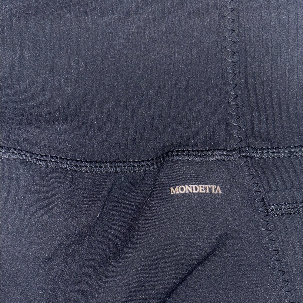 Mondetta Black Bike Shorts High-Waisted Matte - Picture 4 of 7